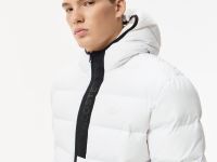Мужская стёганая куртка Lacoste с капюшоном