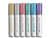 Набор маркеров Pilot "Metal" M 6 цветов