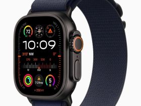 Ремешок Apple для Watch Ultra 49mm Navy Black Titanium Alpine Loop (L)