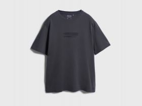 Футболка с текстовым принтом, Серый