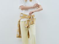 Футболка оверсайз с вышивкой, Белый