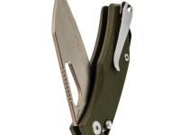 Складной нож SRM Cub, сталь Laminated 140Cr, рукоять G10, зеленый