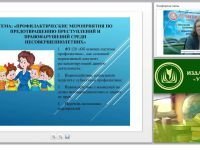 Профилактические мероприятия по предотвращению преступлений и правонарушений среди несовершеннолетних