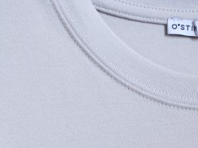 Лонгслив из плотного интерлока, Серый