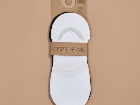 Следки Socks, белые/черные