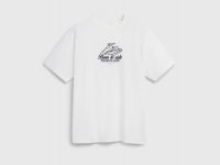 Футболка с принтом, Белый