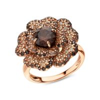Серебряное кольцо с фианитами