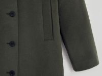 Пальто из шерсти и шелка