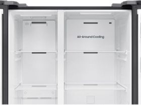 Холодильник Samsung Side-by-Side с технологией SpaceMax, 646 л черный