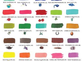 Набор картриджей для перьевой ручки Herbin, Rouge grenat Гранатовый, 6 шт