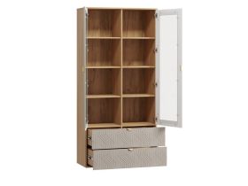 Витрина Монблан 2-93x195 Косы Латте