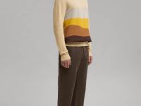 Джемпер из хлопка с жаккардовым узором