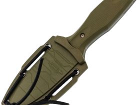 Тактический нож N.C.Custom Grave 2.0, сталь AUS-8, рукоять Elastron olive
