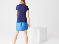 Женская Футболка Lacoste Slim Fit с v-образным вырезом