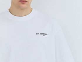 Футболка с текстовым принтом, Белый
