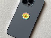 Стикер объемный "Art before dishes", 2 х 2 см