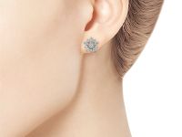 Пусеты из желтого золота э0312пс10177200