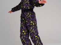 Комбинезон текстильный с полиуретановым покрытием для девочек