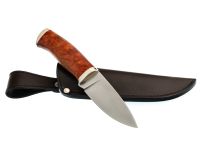 Нож Клык, сталь Elmax, рукоять карельская береза