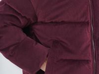 Утеплённая куртка из вельвета, Фиолетовый