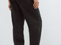 Свободные джинсы Bow, Серый