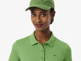 Женское поло Lacoste приталенного кроя из органического хлопка