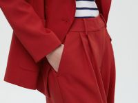 Укороченные брюки широкого кроя