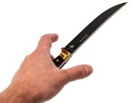 Нож Пчак Витязь Рустэм, сталь VG-10, рукоять G10/латунь, черный