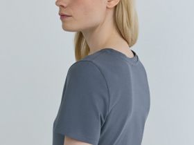 Базовая футболка из хлопка, Серый