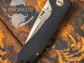 Складной нож CJRB Feldspar, сталь D2, рукоять G10, черный