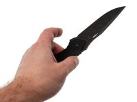 Тактический нож N.C. Custom Talion blackwash сталь VG-10, рукоять Black/Red G10