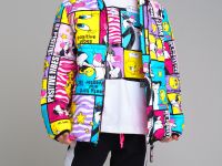 Куртка текстильная с полиуретановым покрытием для девочек