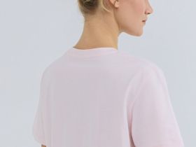 Футболка с принтом, Розовый