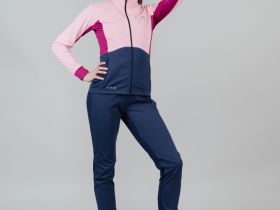 Тренировочная куртка Nordski Pro Candy Pink/Blue W