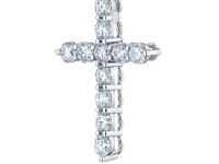 Подвеска из белого золота с бриллиантами э4701пд07180600