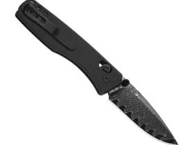 Складной нож Kizer Aegis, сталь Damascus, рукоять G10, черный