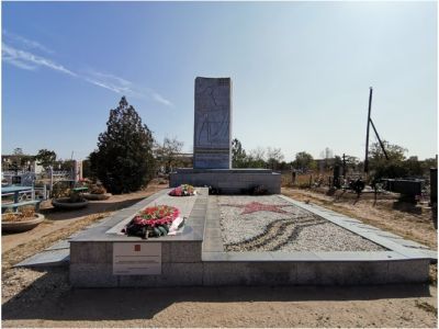 Братская могила советских воинов, погибших в период Сталинградской битвы