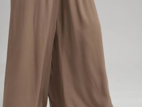 Брюки-палаццо с эластичным поясом