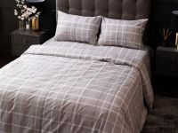 Постельное белье Rigoroso, серое