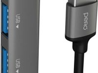 USB-хаб Pero MH01 USB / USB Серый
