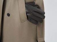 Перчатки из натуральной кожи O'STIN x Яндекс Книги, Коричневый