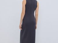 Трикотажное платье, Серый