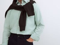 Рубашка в клетку виши, Зеленый