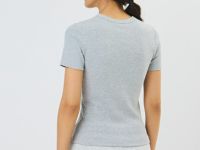 Футболка в рубчик, Серый