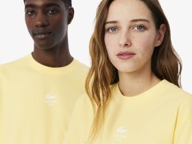 Хлопковая футболка Lacoste унисекс