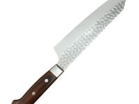 Нож кухонный Шеф-Kengata 190 мм, Sakai Takayuki, сталь VG-10, Damascus 33 слоя, рукоять дерево