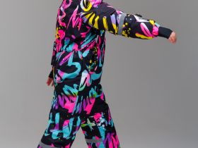 Комбинезон текстильный с полиуретановым покрытием для девочек