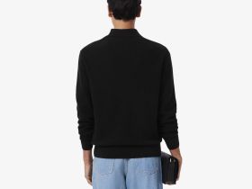 Мужской кардиган Lacoste из смеси хлопка и шерсти