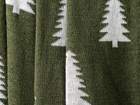 Плед Abete rosso, зеленый