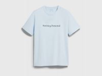 Футболка с принтом, Голубой